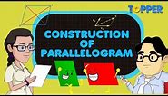 How to construct a Parallelogram? | Class 8th Maths |