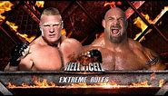 WWE 2K16 PC - Brock Lesnar vs Goldberg - Extremes Rules Match