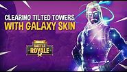 Clearing Tilted Towers Featuring GALAXY SKIN!! - Fortnite Battle Royale Gameplay - Ninja & Wildcat