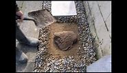 How to lay stepping stones on gravel