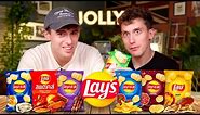 Trying the World's WEIRDEST Chip Flavours!!