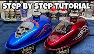 Custom Paint & Techniques on a Motorcycle Gas Tank