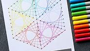 Geometric Line Art Worksheets