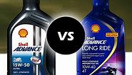 Shell Advance Ultra Vs Shell Advance Long Ride | CompareMotorOils