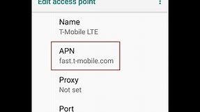 T Mobile 4G LTE APN Settings for Android USA