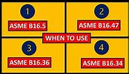 Flange standards (MOST SIMPLE GUIDE) | ASME B16.5 | ASME B16.47 | ASME B16.34 | ASME B16.36