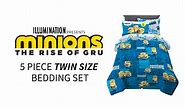 Minions Kids Bedding Bed In A Bag Set - Twin Size