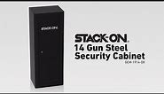 14 Gun Welded-Steel Security Cabinet with Beveled Edge