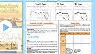 Ancient Egypt Map Lesson Pack