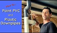 How to paint PVC and plastic downpipes - Inspire DIY Kent Thomas