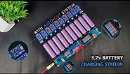 Biggest Li-ion Charging Station | 10 Cell Li-on Battery Charging Station | DIY 18650 Battery Charger