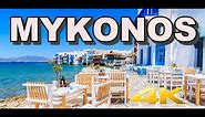 Mykonos Port Greek Island Virtual Tour 4K