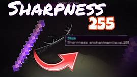 How To Get A Sharpness 255(max) Stick In Minecraft (1.20)