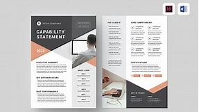 Capability Statement | Word & Indd