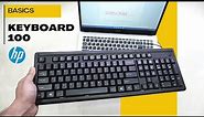 HP 100 Wired Keyboard - Review