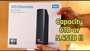 WD 6TB Elements Desktop Hard Drive, USB 3.0 - WDBWLG0060HBK-NESN - TEST and Unboxing