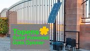 Topens DK1000S Solar Powered Gate Opener - Install & Review