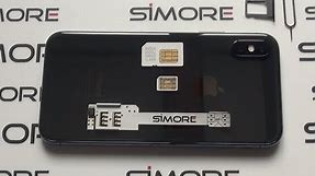 iPhone X Dual SIM Adapter 4G for iPhone X iOS 11 - SIMore WX-Twin-X