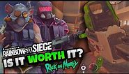 Rick And Morty R6 Crossover Skins In-Game Review And Skin Details! Rainbow Six Siege Bundle Review