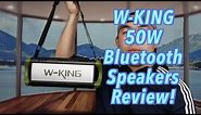 W-KING 50W Bluetooth Speaker Review! Worth it?
