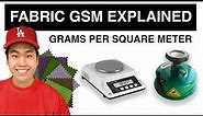 Fabric GSM Explained in UNDER 5 Minutes!