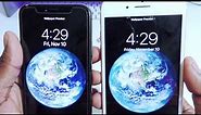 iPhone X VS iPhone 7 Plus Display