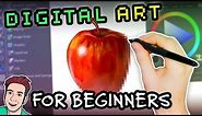 How to Make DIGITAL ART on a Computer (For Beginners)