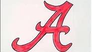 Let's draw the Alabama logo!