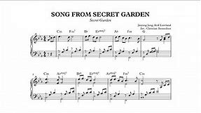 Song From Secret Garden - Piano