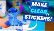 How To Make Clear Printable Vinyl Stickers (Print Then Cut Tutorial)