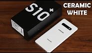 Samsung Galaxy S10 Plus *Ceramic White* Unboxing, First-Time Setup & Review