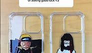 I painted Naruto and Hinata Matching Phone Cases