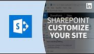 SharePoint Tutorial - Customize a page with BLOCKS AND LAYOUTS