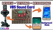 V8S Live Sound Card Detailed Review - Testing & Recording Set Up