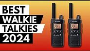 ✅ TOP 5 Best Walkie Talkie for Long Distance 2024 - Two Way Radio Communications