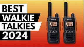 ✅ TOP 5 Best Walkie Talkie for Long Distance 2024 - Two Way Radio Communications