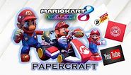 Super Mario Kart 3d Deluxe, papercraft , Agradecimiento 2000 suscriptores