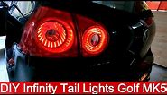 DIY Infinity Tail Lights VW Golf MK5