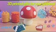 8 3D printied gifts for your girl friend or your wife! Cool 3D printing ideas by Lerdge 3D printer