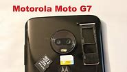 Moto G7 / G7 Plus Insert and remove Sim Card & Micro SD Card memory