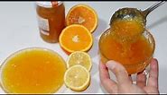 Confiture d'orange et de citron super facile et rapide.