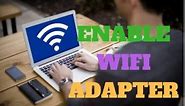 HOW TO ENABLE WIFI ON HP PAVILION LAPTOP