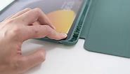 Aoub Case for iPad 6th Generation 2018/iPad 5th Generation 2017 9.7 inch, with Pencil Holder, Auto Sleep/Wake, Soft TPU Back Slim Lightweight Trifold Stand Smart Cover for iPad 6/5 Case- Dark Green