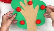 Handprint Apple Tree Craft For Kids