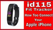 ID115 Plus-Smart Bracelet-How to connect it to your Apple iPhone