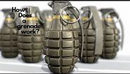How Does a Frag Grenade Create A Explosion? + Fragmentation Grenade Animation ( Military History )