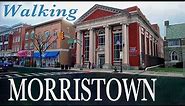 Morristown, NJ - A Sunday Morning Walk on South Street (with Closed Caption historical information)