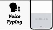 How To Use Voice Typing On iPhone Keyboard