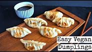 Easy Vegan Dumplings | Potstickers