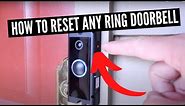 How To Reset Ring Doorbell (Ring Wired, Ring Pro, Ring 2, Ring 3 and Ring Pro 2)